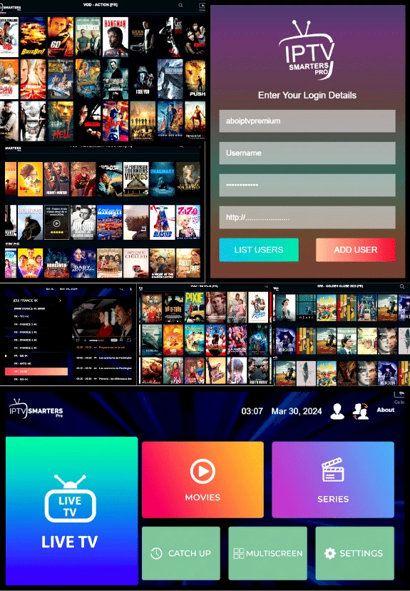 Application IPTV Smarters Pro