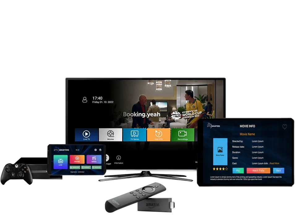 Abonnement IPTV Smarters Pro Premium de 12 Mois (+ Chaînes Adultes)